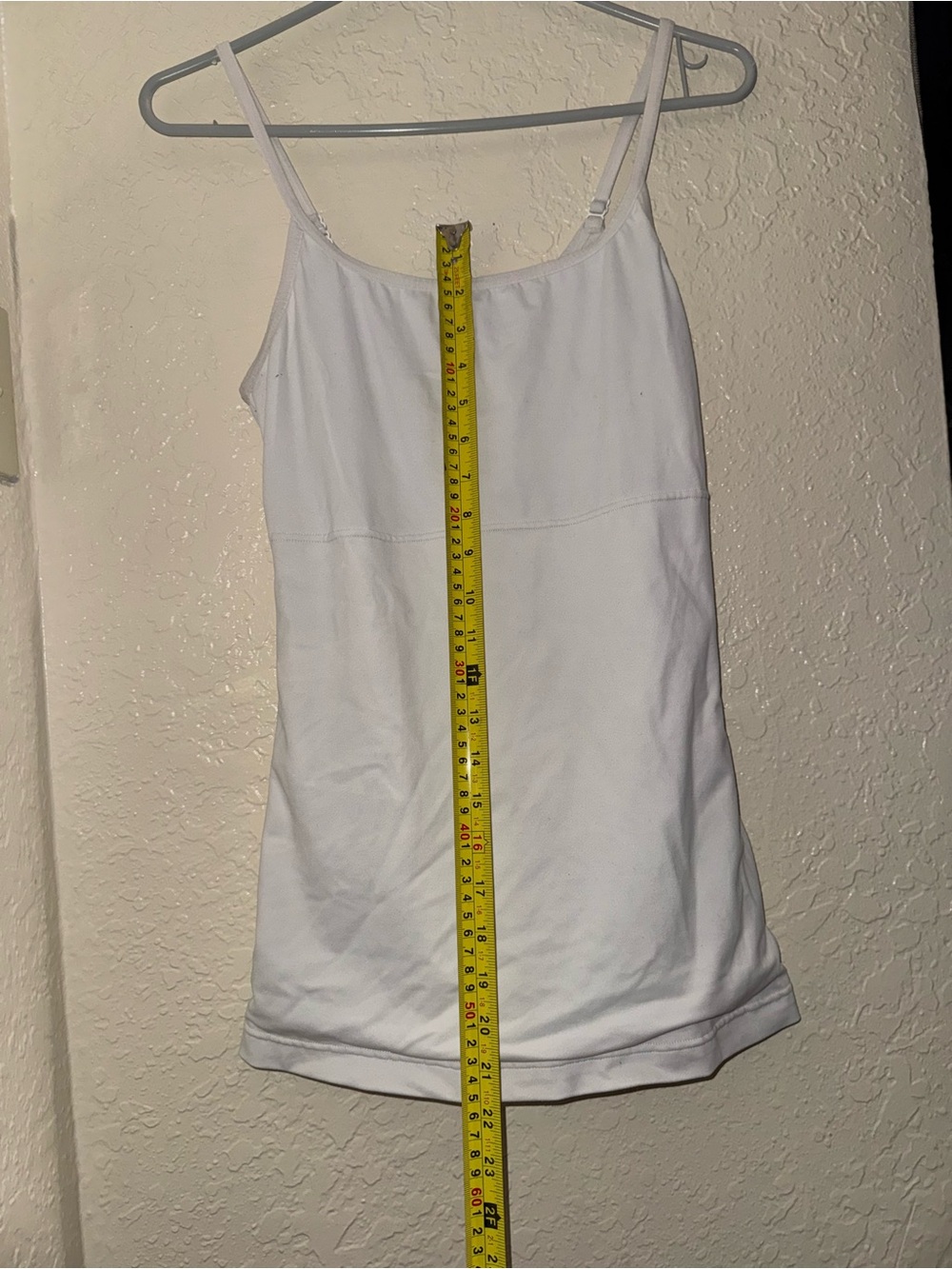 White Women’s Slim Fit Tank Top - Classic Spaghetti Strap